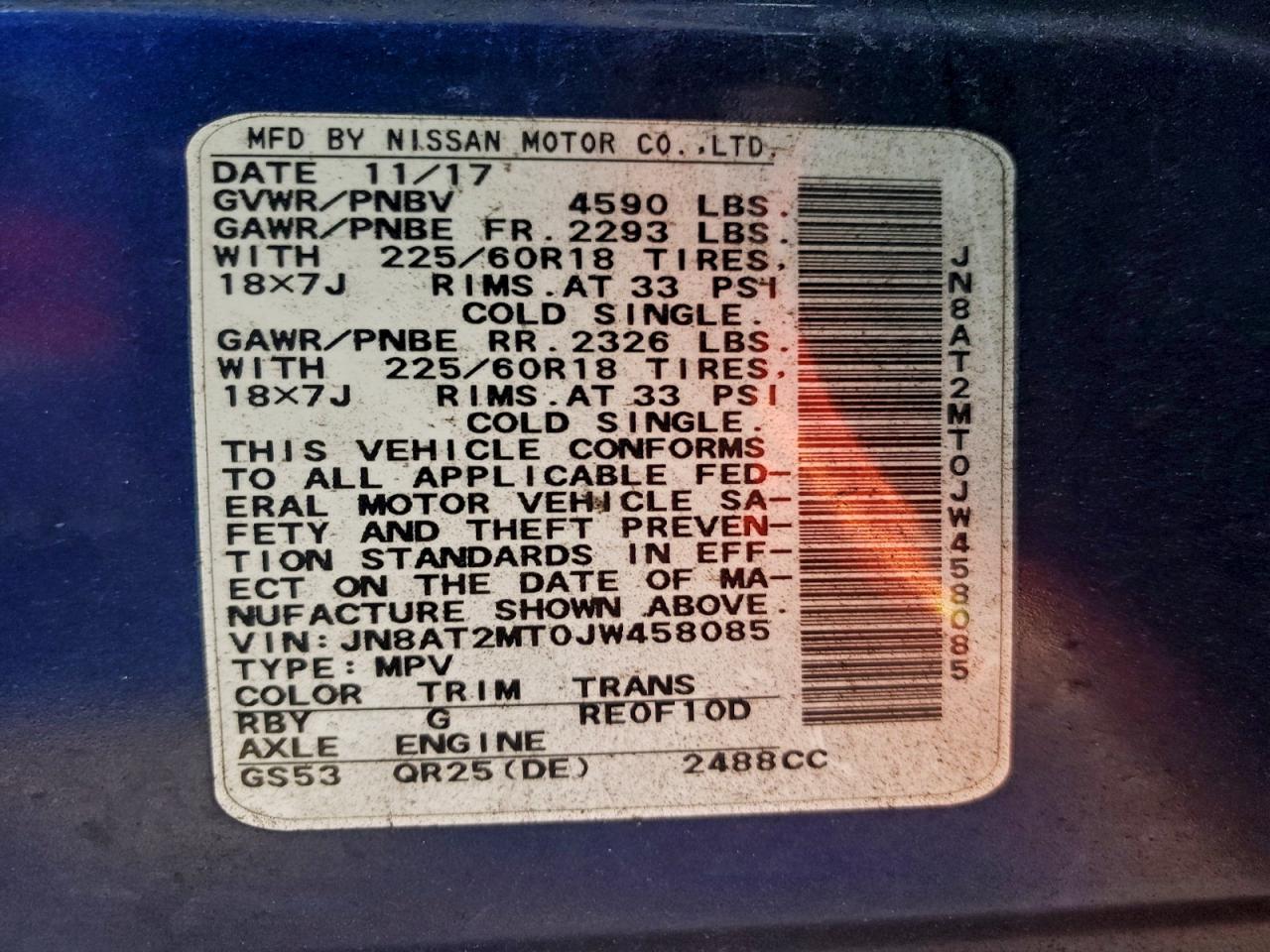 Nissan Rogue S Image 12